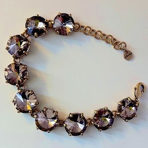 Stella & dot rose toned stone gold bracelet